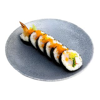 Futomaki z krewetki w tempurze