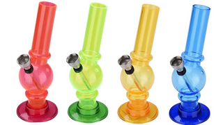 Bongo plastikowe Champ High Mini Rasta 15cm