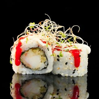 Uramaki vulcano roll