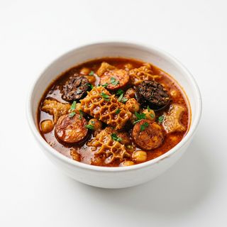 Callos de ternera en abanico