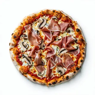 Prosciutto e funghi