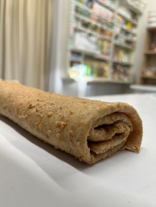 Integralna palačinka sa crnim ili belim kremom+orasi