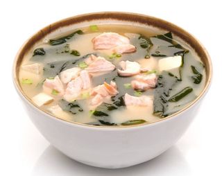 Zupa Miso z Łososiem