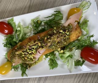 Crocchettone dell'artigiano mortadella e pistacchio