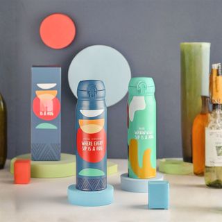 Calm Blue Thermal Mug