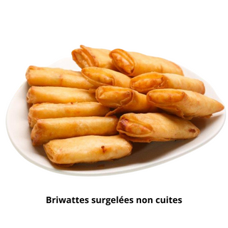  Briwattes au fromage et à la poivronnade - 20 pièces surgelées