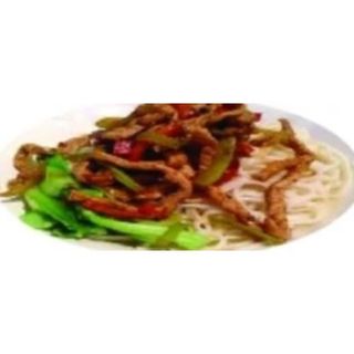 Tallarines Fritos Con Repollo Salado Y Pollo