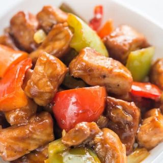 Cerdo con Salsa Agridulce