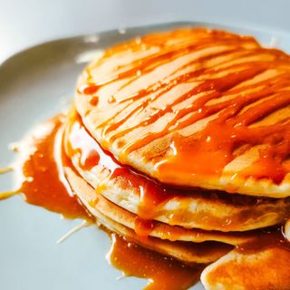 Panquecas de Aveia Com Mirtilos