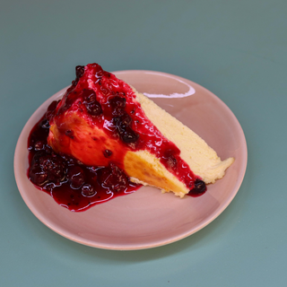 Tarta de queso con frutos rojos o nutella