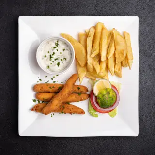 Chips and Fish Fingers