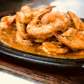 -114-Langostinos A La Plancha Con Salsa Barbacoa