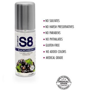 S8 Lubricante Sabor Frutos Del Bosque 125ml