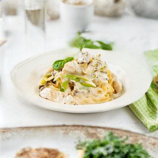 Pâtes Poulet Champignon