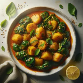 Aloo palak