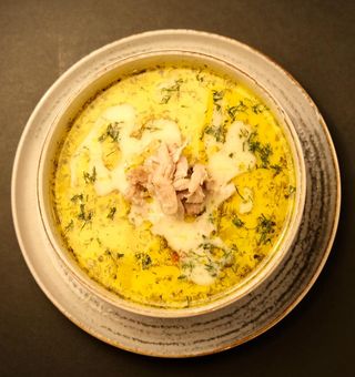 Ciorba de pui a la grec