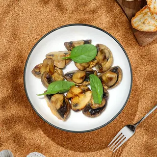 Ciuperci champignon la grătar
