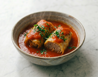 Gołąbki w sosie pomidorowym