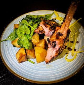 Delicious pork Tomahawk