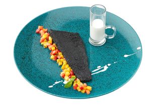 Сібас в чорному хлібі (150/100/30г)