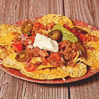 Totopos  Con Guacamole