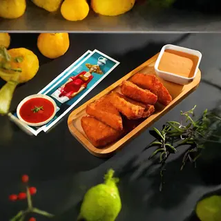 ჰაშბრაუნი სოუსით/Hashbrown with sauce