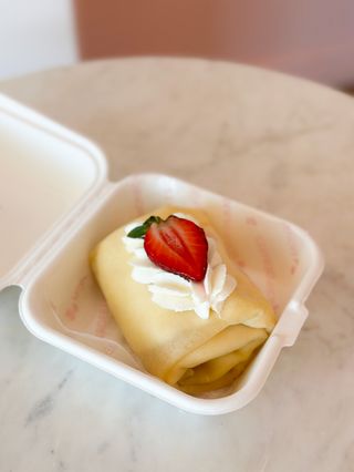 Towel Crepe de Nata y Fresas