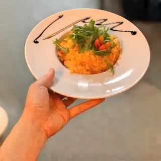 Risotto salmone