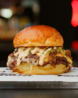 Sweet chipotle burger