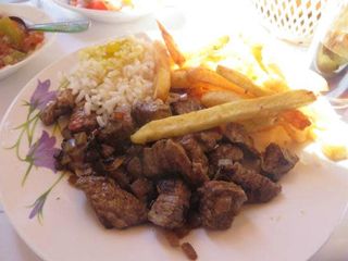Chips, Rice and Beef