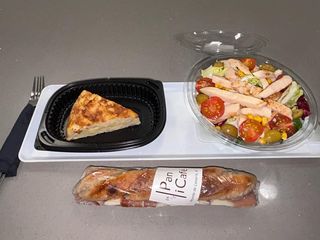 Ensalada + tortilla + flautín 