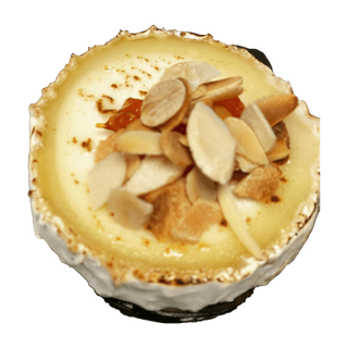 49. Queso De Cabra Con Berenjena Y Mermelada De Tomate 