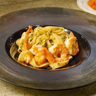 Makaron z krewetkami