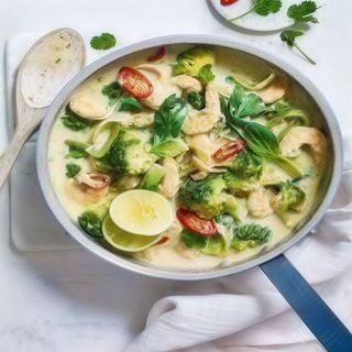 Traditional Thai Green Curry (Curry verde tailandês tradicional)