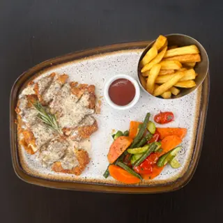 Escalope de Poulet Creme de Truffe 