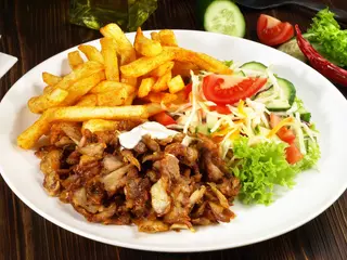 Mega talerz kebab