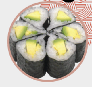 Hosomaki avocado - 6 pezzi