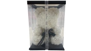 Kwiatowy Miś King Size Biały