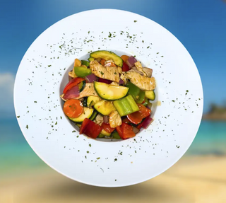 Wok especial de verduras y pollo