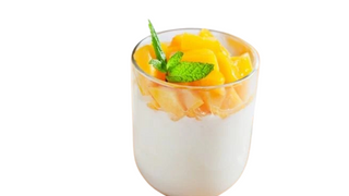 Yogur con mango