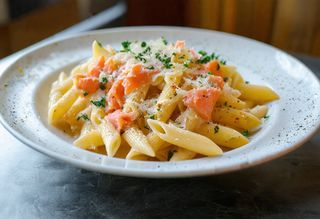 Penne salmone e panna