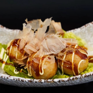  10A Takoyaki ,bola de pulpo (6unidades)