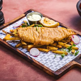 Seabass Fish & Chips
