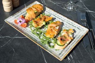 Smoked Salmon Bruschetta