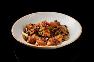 Berenjenas Chinas Al Kungpao 宫爆茄子