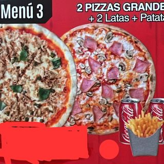 Menu 3+3pita o 3 Duram +ptata+2Latas o 2L pepsi