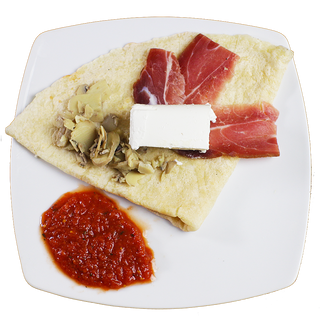 Palačinka sa pršutom