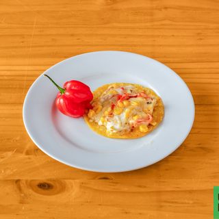 Taco de rajas con queso