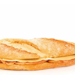 Bocadillo, hamburguesa de ternera