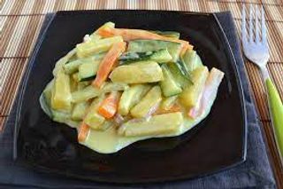 Verdure miste al latte di cocco